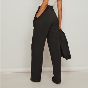 High Waist Black Suit Pants - NA-KD Fashion